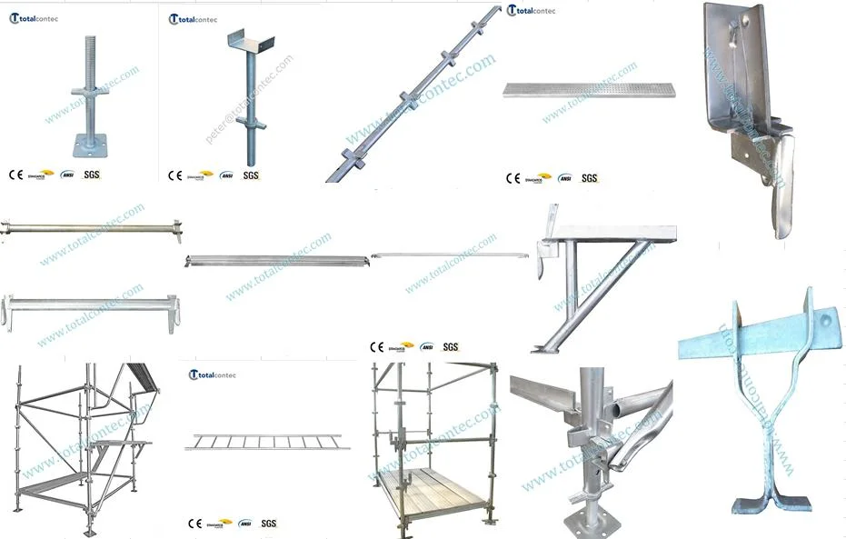 Construction Cuplock Aluminum Frame Steel System Kwikstage Ringlock Formwork Scaffold