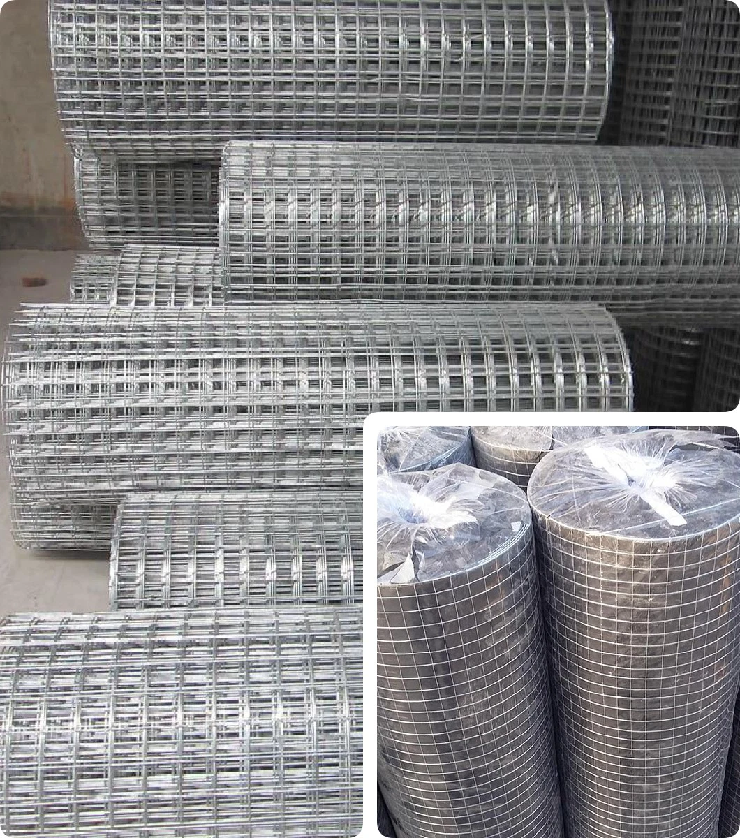 Hot Dipped Galvanized 2X2 Inch Welded Iron Grid Panel Fence Wire Mesh