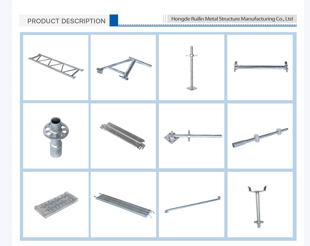 Steel Ringlock System Safe Construction Layher Scaffolding for Sale