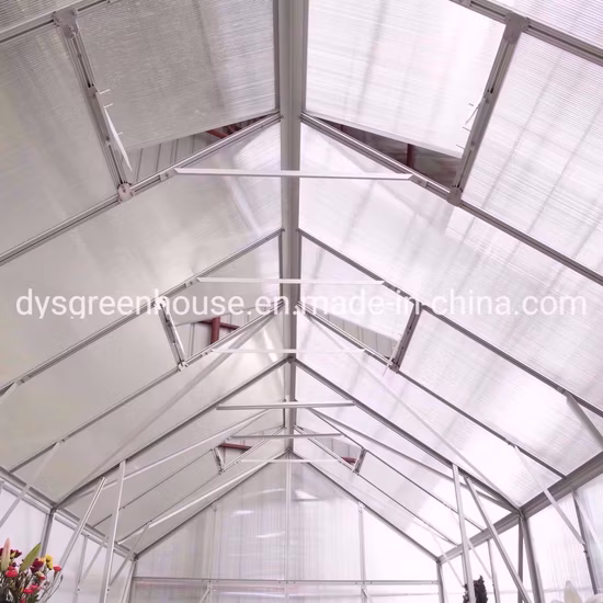 Latest 6mm Polycarbonate Sheet Aluminium Greenhouse Hx65126g-1 Series