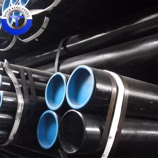 ASTM A106 A53 gr.  B A336 API 5L zincato/acciaio inossidabile/Ms lega di grande diametro a parete spessa Sch40 Sch80 tubo fluido per caldaia antincendio senza saldatura