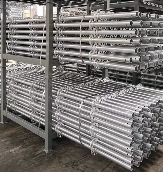 Costruzione Cuplock Telaio in alluminio Acciaio Sistema Kwikstage Ringlock Impalcatura per cassaforma